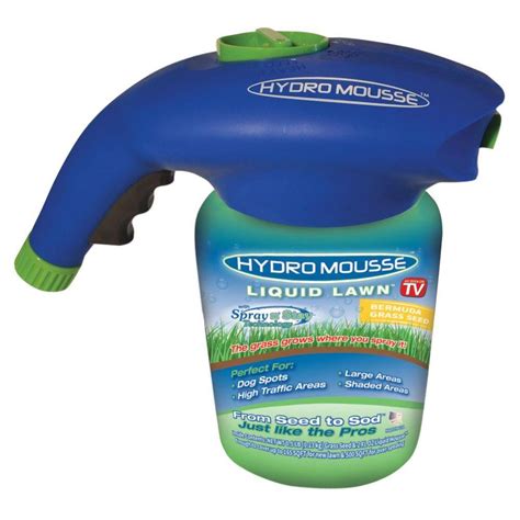Hydromousse home depot - Hydroturf is a sprayed on mixture of wood mulch pulp, grass seed and fertilizer. It germinates faster and retains water next to the seed better than grass seed alone. Lowe's can level the lot or spray directly onto prepared ground. The green color is the tint added to the wood mulch to allow the applicator to see where they have sprayed.